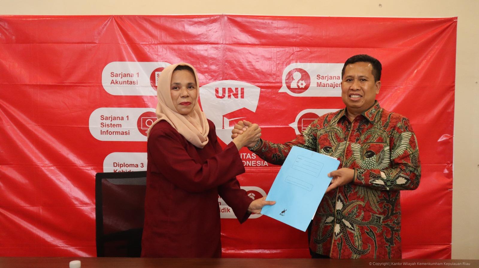 KEMENKUMHAM KEPRI JALIN KERJA SAMA DENGAN UNIVERSITAS NAGOYA INDONESIA 